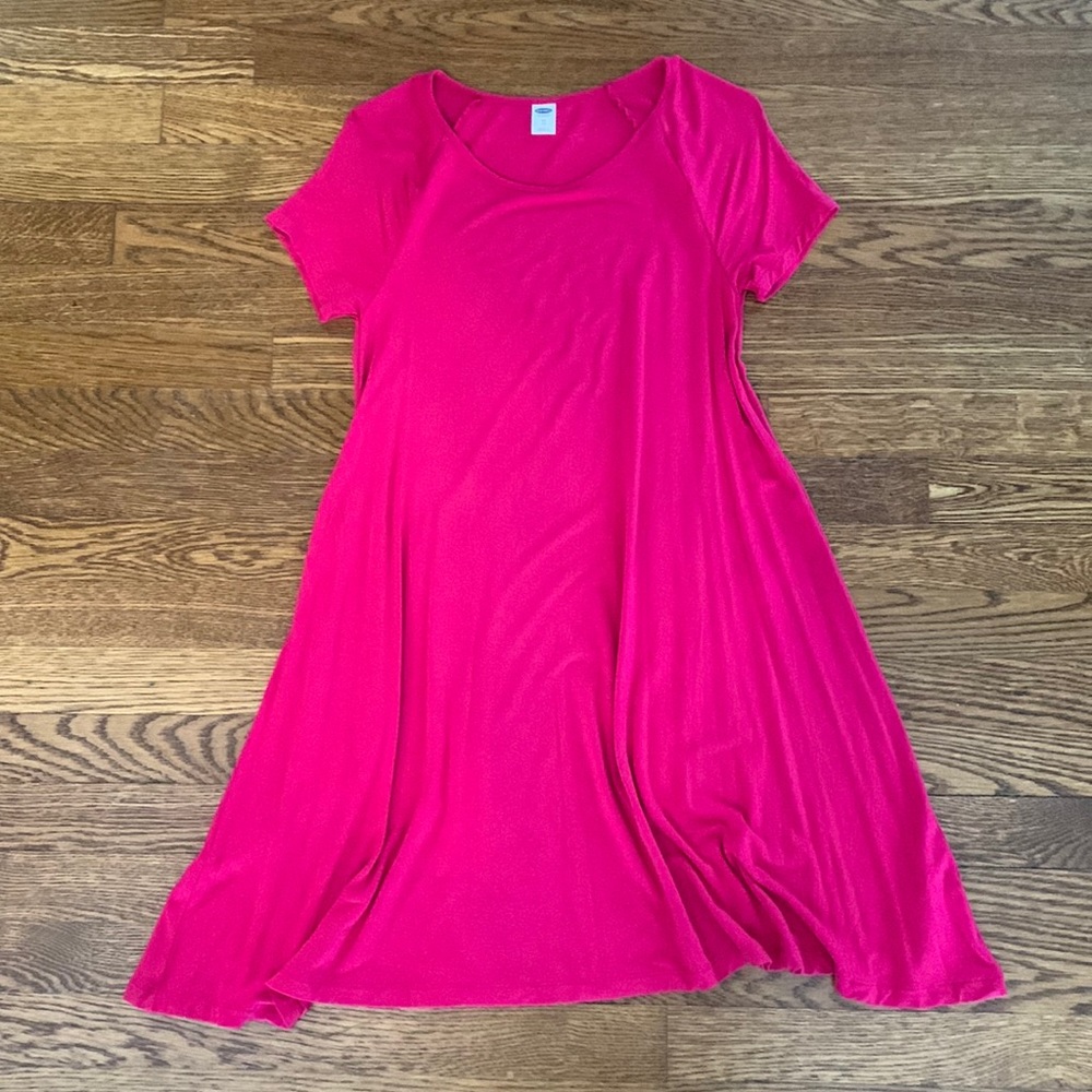 Hot Pink Shift Dress